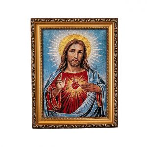 Cuadro Gobelino Sagrado Corazón de Jesús