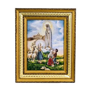 CUADRO GOBELINO VIRGEN DE FATIMA