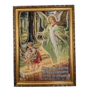 CUADRO GOBELINO ANGEL DE LA GUARDA