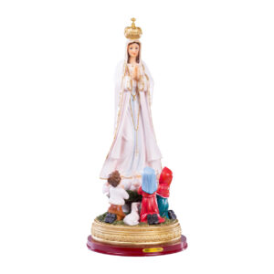Virgen de Fátima con Pastores